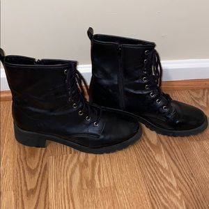 Madden Girl “Eloise” combat style boot.